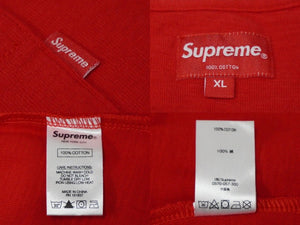 極美品 Supreme シュプリーム ポケット 半袖Ｔシャツ レッド ロゴ トップス 赤 サイズXL 中古 61676