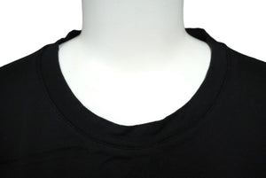 極美品 VERSACE ヴェルサーチ メデューサ プリント 半袖Ｔシャツ ブラック ゴールド トップス A73738 サイズXXL 中古 61677