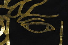 Load image into Gallery viewer, 極美品 VERSACE ヴェルサーチ メデューサ プリント 半袖Ｔシャツ ブラック ゴールド トップス A73738 サイズXXL 中古 61677