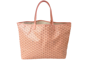 極美品 GOYARD ゴヤール サン・ルイGM トートバッグ 限定カラー サーモンピンク ゴヤールディンキャンバス 中古 61680