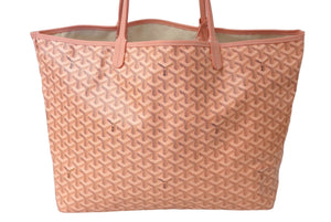 極美品 GOYARD ゴヤール サン・ルイGM トートバッグ 限定カラー サーモンピンク ゴヤールディンキャンバス 中古 61680