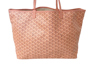 極美品 GOYARD ゴヤール サン・ルイGM トートバッグ 限定カラー サーモンピンク ゴヤールディンキャンバス 中古 61680