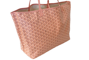 極美品 GOYARD ゴヤール サン・ルイGM トートバッグ 限定カラー サーモンピンク ゴヤールディンキャンバス 中古 61680