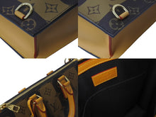 Load image into Gallery viewer, LOUIS VUITTON ルイヴィトン サックプラ メッセンジャー トートバッグ NIGO M45969 モノグラムストライプ ブラウン 美品 中古 61681