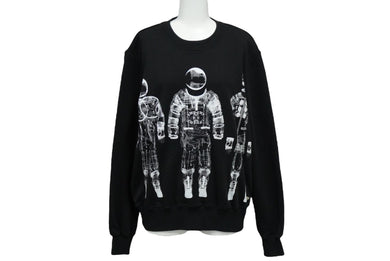 CHANEL シャネル アポロ 宇宙飛行士 トレーナー スウェット P57465K07601 サイズ36 コットン ブラック ホワイト 美品 中古 61688