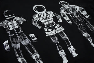 CHANEL シャネル アポロ 宇宙飛行士 トレーナー スウェット P57465K07601 サイズ36 コットン ブラック ホワイト 美品 中古 61688