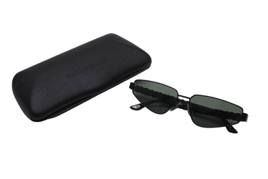 BALENCIAGA バレンシアガ サングラス サイズ61□15-145 ブラック プラスチック ロゴモチーフ BB0107S 美品 中古 61726