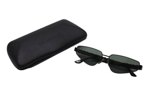 BALENCIAGA バレンシアガ サングラス サイズ61□15-145 ブラック プラスチック ロゴモチーフ BB0107S 美品 中古 61726