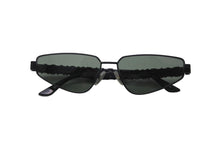 Load image into Gallery viewer, BALENCIAGA バレンシアガ サングラス サイズ61□15-145 ブラック プラスチック ロゴモチーフ BB0107S 美品 中古 61726