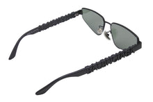 Load image into Gallery viewer, BALENCIAGA バレンシアガ サングラス サイズ61□15-145 ブラック プラスチック ロゴモチーフ BB0107S 美品 中古 61726