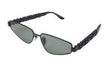 Load image into Gallery viewer, BALENCIAGA バレンシアガ サングラス サイズ61□15-145 ブラック プラスチック ロゴモチーフ BB0107S 美品 中古 61726
