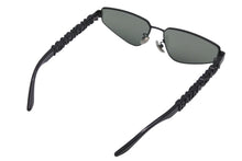 Load image into Gallery viewer, BALENCIAGA バレンシアガ サングラス サイズ61□15-145 ブラック プラスチック ロゴモチーフ BB0107S 美品 中古 61726