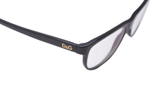 Load image into Gallery viewer, DOLCE&amp;GABBANA ドルチェアンドガッバーナ オーバル メガネ 度入り ブラック アイウェア 1151 サイズ53□15 良品 中古 61728