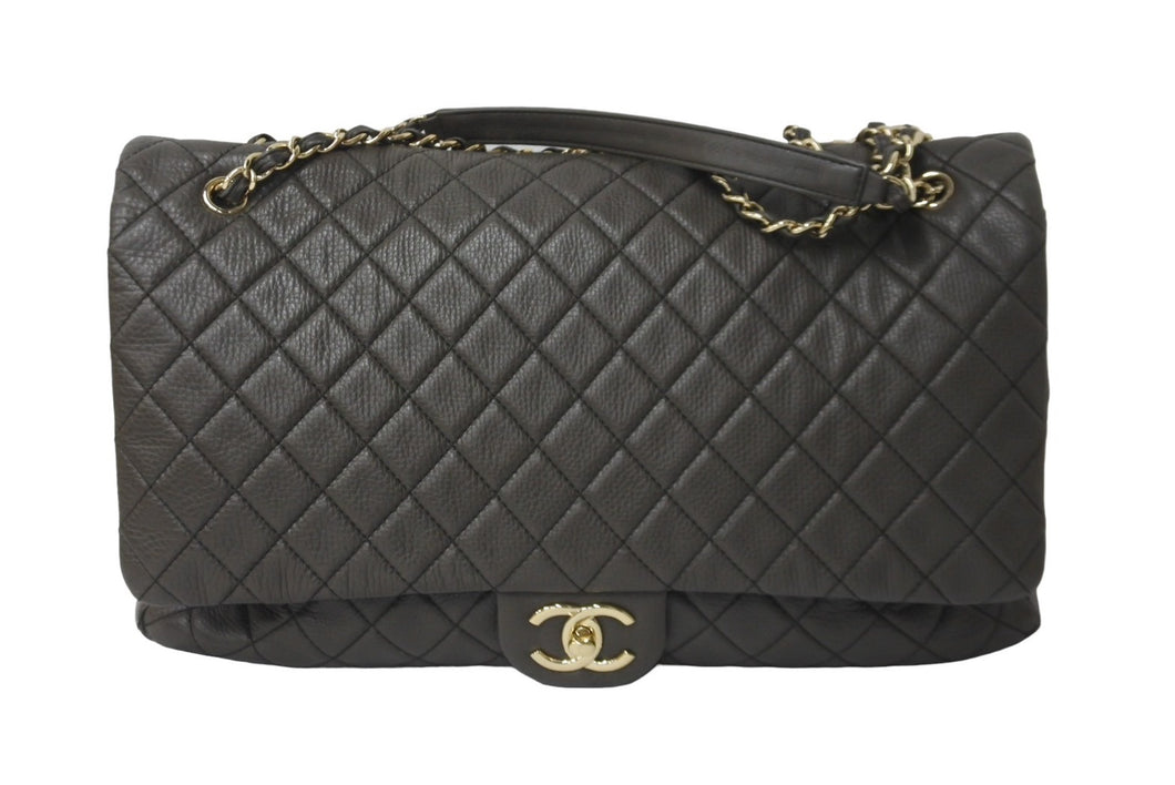ファッション通販 安い 極美品 CHANEL シャネル ジャンボ マトラッセ ショルダーバッグ バッグ