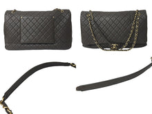Load image into Gallery viewer, 極美品 CHANEL シャネル ジャンボ マトラッセ ショルダーバッグ カーキ チェーンショルダー デカマト 中古 61732