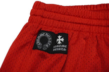 Load image into Gallery viewer, 新品未使用品 CHROME HEARTS クロムハーツ MATTY BOY MESH VARSITY SHORTS ハーフパンツ メッシュパンツ XL レッド 中古 61735