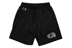 新品未使用品 CHROME HEARTS クロムハーツ MESH VARSITY SHORTS ハーフパンツ メッシュパンツ ブラック Mサイズ 中古 61741