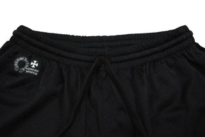 新品未使用品 CHROME HEARTS クロムハーツ MESH VARSITY SHORTS ハーフパンツ メッシュパンツ ブラック Mサイズ 中古 61741