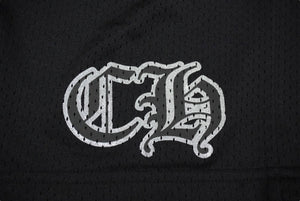 新品未使用品 CHROME HEARTS クロムハーツ MESH VARSITY SHORTS ハーフパンツ メッシュパンツ ブラック Mサイズ 中古 61741
