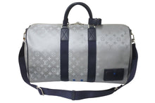 Load image into Gallery viewer, 極美品 LOUIS VUITTON ルイヴィトン ボストンバッグ M44170 キーポルバンドリエール50 モノグラムサテライト シルバー 中古 61747
