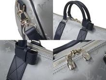 Load image into Gallery viewer, 極美品 LOUIS VUITTON ルイヴィトン ボストンバッグ M44170 キーポルバンドリエール50 モノグラムサテライト シルバー 中古 61747