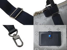 Load image into Gallery viewer, 極美品 LOUIS VUITTON ルイヴィトン ボストンバッグ M44170 キーポルバンドリエール50 モノグラムサテライト シルバー 中古 61747
