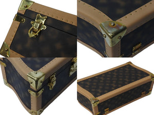 22年 新品同様 LOUIS VUITTON ルイヴィトン トランク コフレ モノグラム モザイク M46132 モノグラム ゴールド金具 61748