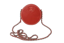 Load image into Gallery viewer, 極美品 CHANEL シャネル ショルダーバッグ 27番台 チェーンショルダー ココマーク ラムスキン ラウンド レッド AP0060 中古 61749