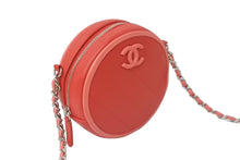 Load image into Gallery viewer, 極美品 CHANEL シャネル ショルダーバッグ 27番台 チェーンショルダー ココマーク ラムスキン ラウンド レッド AP0060 中古 61749