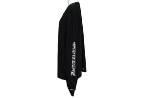 CHROME HEARTS クロムハーツ 長袖Ｔシャツ 首ロゴ CHロゴ ブラック コットン サイズL 良品 中古 61751