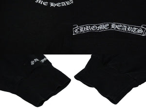 CHROME HEARTS クロムハーツ 長袖Ｔシャツ 首ロゴ CHロゴ ブラック コットン サイズL 良品 中古 61751