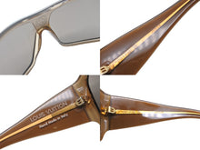 画像をギャラリービューアに読み込む, 極美品 LOUIS VUITTON ルイ ヴィトン サングラス Z0173E ホワイト ダークブラウン ゴールド金具 中古 61753