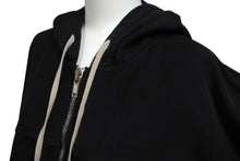 Load image into Gallery viewer, Rick Owens リックオウエンス ジップアップパーカー RU19F4279-BA 19AW Mサイズ ブラック 美品 中古 61759