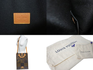 極美品 LOUIS VUITTON ルイヴィトン × NIGO ニゴ― ダミエ ジャイアント モノグラム 2WAY トートバッグ N40355 中古 61761