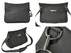 HERMES エルメス ジプシエール 34 ショルダーバッグ ◻︎P刻印 トリヨンクレマンス エタン シルバー金具 美品 中古 61762