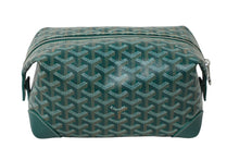 画像をギャラリービューアに読み込む, 新品同様品 GOYARD ゴヤール ボーイング 25 クラッチバッグ BOWLIN025TY09CL09P グリーン シルバー金具 中古 61763