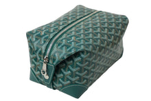 画像をギャラリービューアに読み込む, 新品同様品 GOYARD ゴヤール ボーイング 25 クラッチバッグ BOWLIN025TY09CL09P グリーン シルバー金具 中古 61763