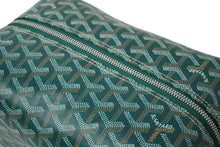 画像をギャラリービューアに読み込む, 新品同様品 GOYARD ゴヤール ボーイング 25 クラッチバッグ BOWLIN025TY09CL09P グリーン シルバー金具 中古 61763