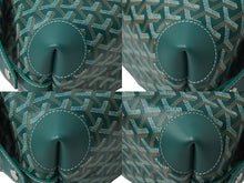 画像をギャラリービューアに読み込む, 新品同様品 GOYARD ゴヤール ボーイング 25 クラッチバッグ BOWLIN025TY09CL09P グリーン シルバー金具 中古 61763