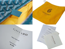 画像をギャラリービューアに読み込む, 新品同様品 GOYARD ゴヤール ボーイング 25 クラッチバッグ BOWLIN025TY09CL09P グリーン シルバー金具 中古 61763