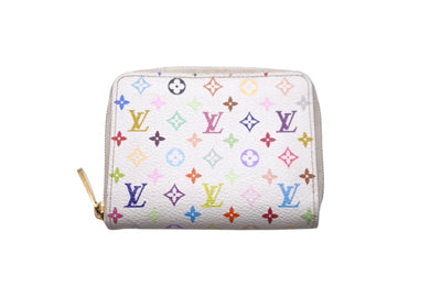 LOUIS VUITTON ルイヴィトン ジッピー コイン パース リッチ コインケース M93741 村上隆 ブロン マルチカラー 良品 中古 61764
