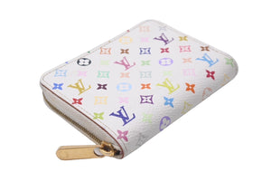 LOUIS VUITTON ルイヴィトン ジッピー コイン パース リッチ コインケース M93741 村上隆 ブロン マルチカラー 良品 中古 61764