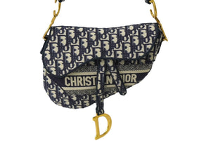 Christian Dior クリスチャンディオール サドルバッグ ハンドバッグ M0446CRIW_M928 オブリーク 美品 中古 61770