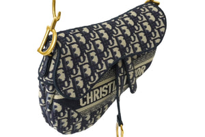 Christian Dior クリスチャンディオール サドルバッグ ハンドバッグ M0446CRIW_M928 オブリーク 美品 中古 61770
