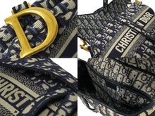 Load image into Gallery viewer, Christian Dior クリスチャンディオール サドルバッグ ハンドバッグ M0446CRIW_M928 オブリーク 美品 中古 61770