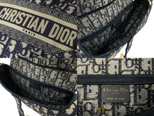 Load image into Gallery viewer, Christian Dior クリスチャンディオール サドルバッグ ハンドバッグ M0446CRIW_M928 オブリーク 美品 中古 61770