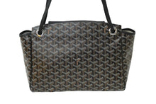 Load image into Gallery viewer, 新品同様 GOYARD ゴヤール ショルダーバッグ 2WAY ルエットPM ブラック PVC レザー シルバー金具 中古 61773
