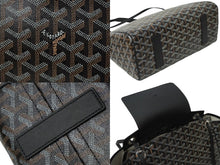 Load image into Gallery viewer, 新品同様 GOYARD ゴヤール ショルダーバッグ 2WAY ルエットPM ブラック PVC レザー シルバー金具 中古 61773