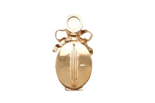 Load image into Gallery viewer, CHANEL シャネル ココマーク ミラー リボン ヴィンテージ ブローチ ゴールド アクセサリー レディース 小物 美品 中古 61779