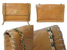 Load image into Gallery viewer, CHANEL シャネル ココマーク ベースボールステッチ エンボス ショルダーバッグ 2番台 ブラウン ゴールド金具 美品 中古 61783
